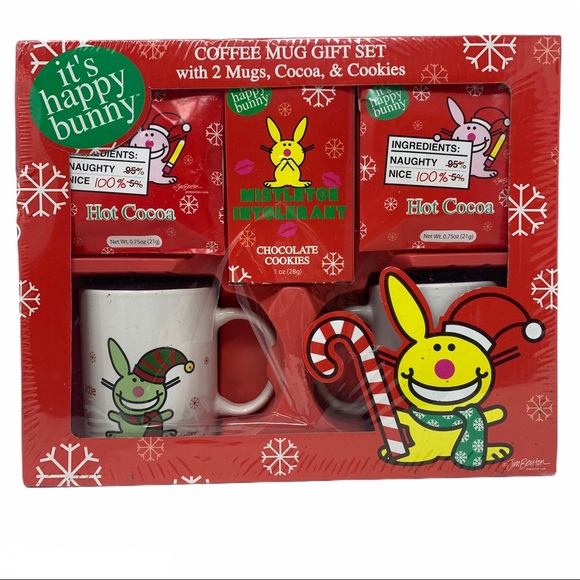 Happy Bunny 2008 Mug Christmas Gift Set